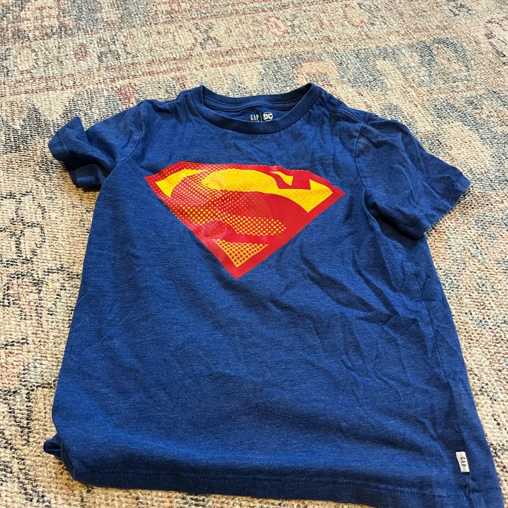 GAP Blue Superman Logo Kids T-Shirt